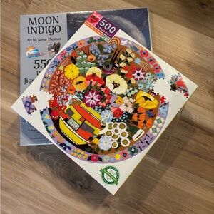 2 puzzles EEBOO Peace & Love puzzle plus one more